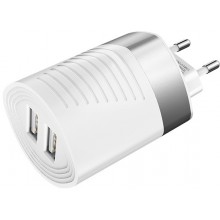 СЗУ Borofone BA26A ( USB( (2.4A) Smart  белый