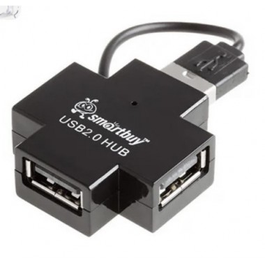 Разветвитель USB Hub SmartTrack (STHA-6900-K) черный, 4 порта